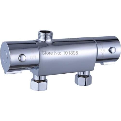 Chrome Plated Brass Material Solar Thermostatic Shower Mixer