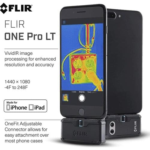 FLIR ONE PRO LT Infrared Thermal Camera Imager for iPhone Repair PCB Fault Detection Imaging Thermal Camera for Android and iOS