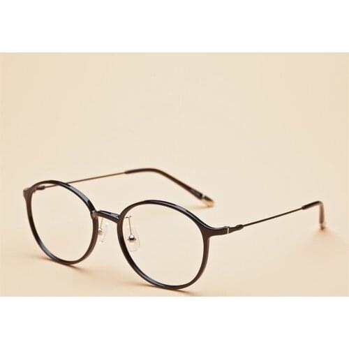 Round Super Elastic Memory Titanium Spectacle Frame Anti Blu Light Ultralight Reading Glasses for Men Women+1.0 +1.5 +2.0 +2.5