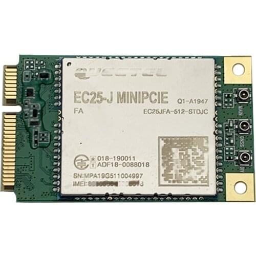 EC25-J EC25 EC25JFA-MINIPCIE UMTS/HSPA+ Mini Pcie LTE CAT4 4G Module for Japan Band B1/B3/B8/ B18/B19/B26