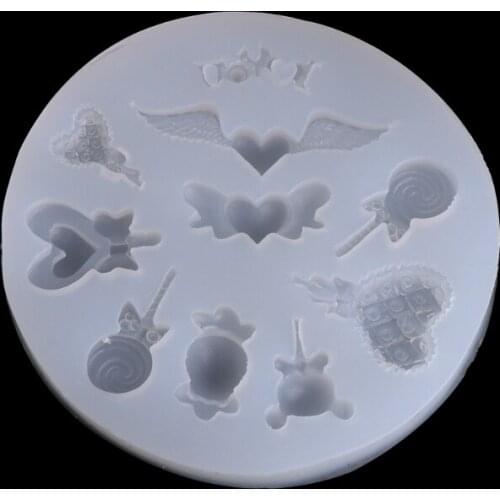 NEW Lollipop Candy Shapes Silicone Mold
