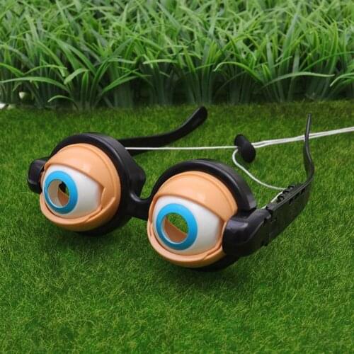 Novelty Crazy Eyes Creative Kids Party Favor Funny Pranks Glasses Novelty Glasses Toys Party Accessories Children Birthday Gifts