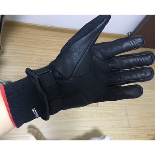 2019 winter New warm waterproof KRYPTONITE GTX Motorcycle Gloves Touch screen Leather H2O Motorbike gloves Glove GORE-TER