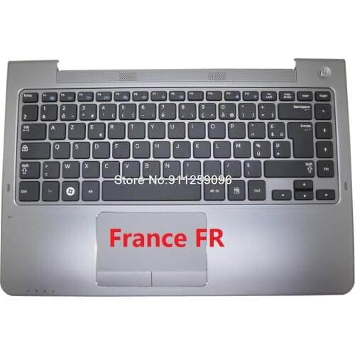 Laptop PalmRest&keyboard For Samsung NP530U4B NP530U4A NP530U4C 530U4B 530U4C 530U4A France FR United Kingdom UK Touchpad New