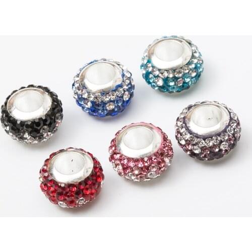 5Pcs/Lot Silver Plated Charms Beads European DIY Beads Fit Pandora Charms Bracelets & Bangle Fashion Jewelry js1016