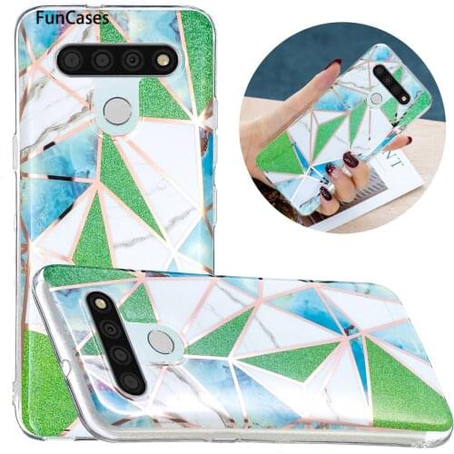 K51 Flip Cases Covers For cover LG K51 Newest Soft TPU Cases Cep Telefonu Case sFor Cool LG cover K51 Positivo Rhinestone Case