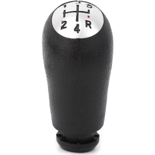 Leather 5Speed MT Gear Shift Knob for Renault Scenic II MK2 Megane 2 Clio 3 III MK3 GearShifter Pen Arm Stick Head Ball Gearknob