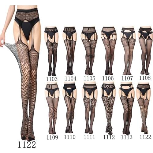 Fishnet Stocking Open Crotch Elasticity Mesh Erotic Clothing Sexy Women Underwear Porn Pantyhose Games Sex Nightgown