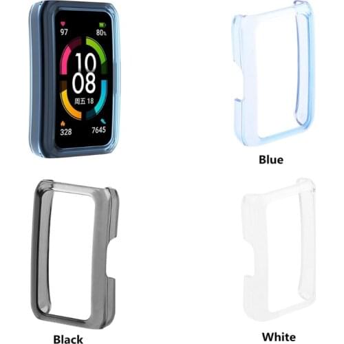 Y8AC Smart Watch PC Hard Shell Cover Protection For -Huawei Honor Band 6 Watch Screen Protector Case