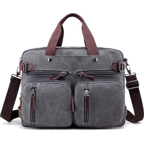 Duffle Vintage Travel Canvas Laptop Backpack Female Multifunction Travel Bag Male School Satchel Large Capacity Casual Bagpack