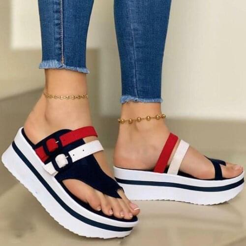 Womens Sandals Comfy Platform Shoes Women Shoes Casual Soft Women Sandals 2021 Gladiator Ladies Platform Shoes Femme Sandalia