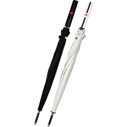 Fashion Katana Umbrella Uv Protection Long Handle Large Windproof Business Adult Umbrella Sombrilla Playa Rain Gear BD50UU