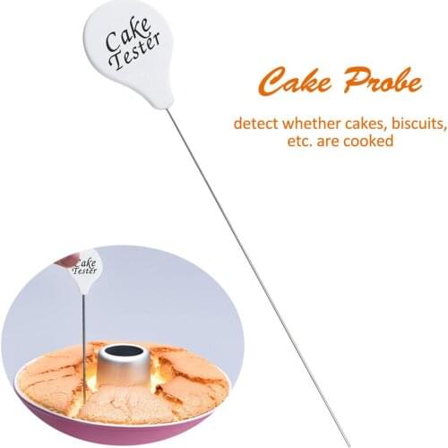 1pcs Cake Tester Probe Reusable Stainless Steel Cake Testing Needle Sticks For Bread Biscuit Muffin Pancake