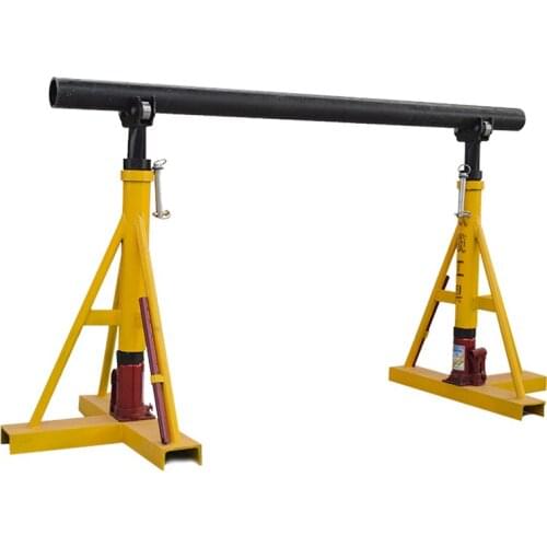 5T Hydraulic Cable Pay-off Rack Lifting Tool Vertical Optical Fiber Laying Line Tool Hydraulic Lifting Cable Pay-off Device