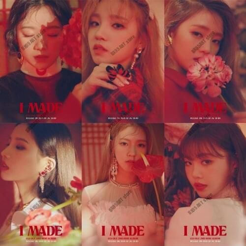 Diamond Embroidery 5D Diamond Painting K-POP Band (G)-IDLE G-IDLE Album Full Square Mosaic Cross Stitch Kits Room Decoration