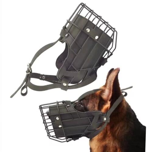 Anti-Bite Dog Tactical Mouth Cage Horse Dog Golden Retriever German Shepherd Doberman Rottweiler Dog Training Muzzle Accessories