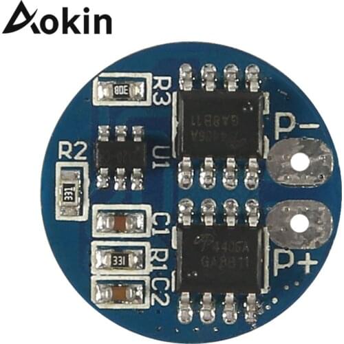 Aokin 2S 5A Li-ion Lithium Battery 7.4v 8.4V 18650 Charger Protection Board BMS PCM for li-ion lipo battery cell pack