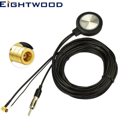 Eightwood DAB Car Antenna Digital Radio Tuner Stereo DAB FM/AM Radio Car Interior Mount Aerial for Alpine JVC Kenwood Pioneer