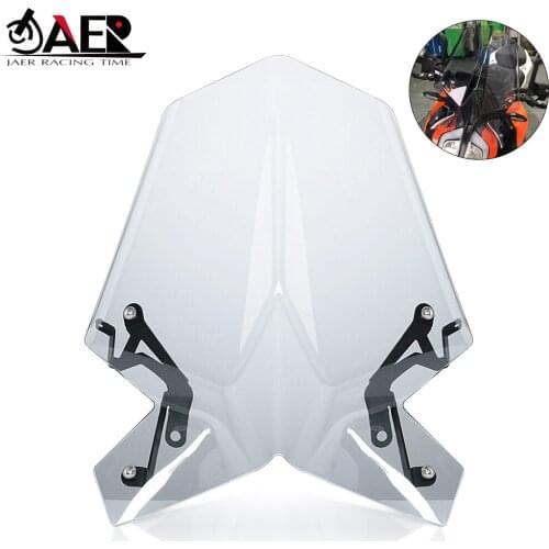 Motorcycle Windshield Wind Deflector Windscreen for Duke 390 2017 2018 2019 2020