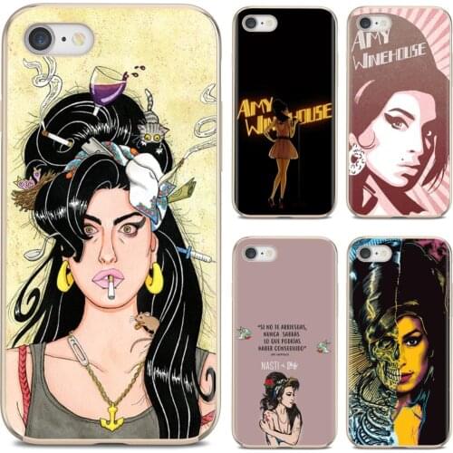 For iPod Touch For iPhone 11 Pro 4 4S 5 5S SE 5C 6 6S 7 8 X XR XS Plus Max Soft TPU Phone Case Amy Winehouse Poster