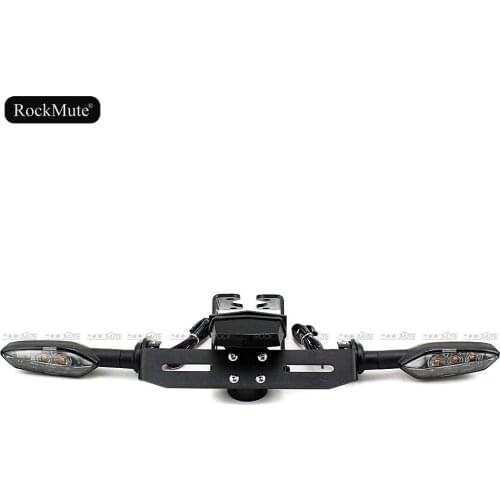 For Yamaha YZF-R6 2006-2018 Tail Tidy License Plate Holder Bracket Mount Turn Signal Indicator LED Lights Set YZF R6 Motorcycle