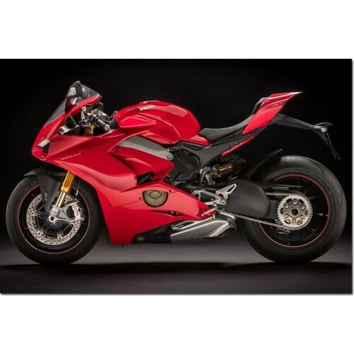 Ducati Panigale V4 S Motorcycle Poster Canvas Prints Wall Art Painting Wall Picture For Living Room Decor