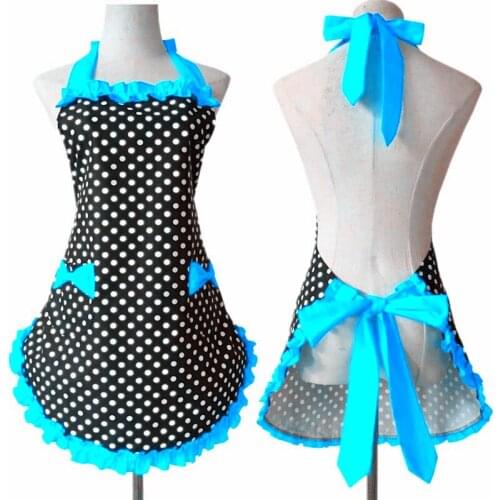 Fashion Cooking Apron Anti-fouling Work Clothes Kitchen Cafe Milk Tea Shop Lovely Princess Adult Women Aprons