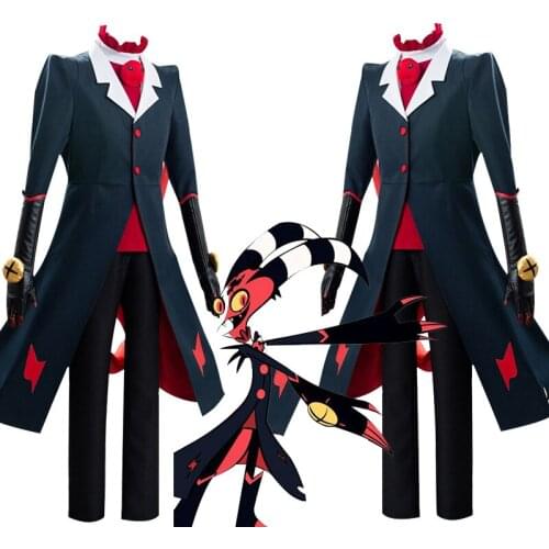 Hazbin Blitzo Cosplay Costumes Tops Pants Uniform Accessories Suits Anime Hotel Role Play Costume Women Men Halloween Party