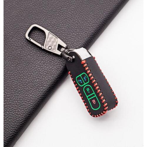 2020 Hot Sale Luminous Leather Moto Key Cover Case Set For Honda n-a N-BOX wagon N Plus 2018 4 Button Protect Shell