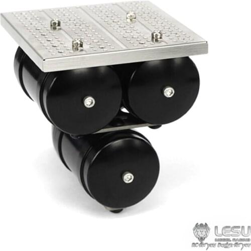 Metal CNC LESU Air Tank for 1/14 TAMIYA Scania R470 R620 R730 Benz 1851 3363 RC Tractor Truck Scale Model Car