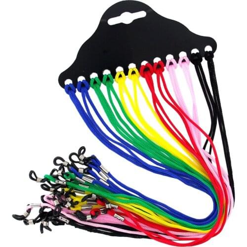 Pack of 12pcs Eyeglass Chains Adjustable Sunglasses Strap Safety Eyewear Retainer Unisex for Kids Adults