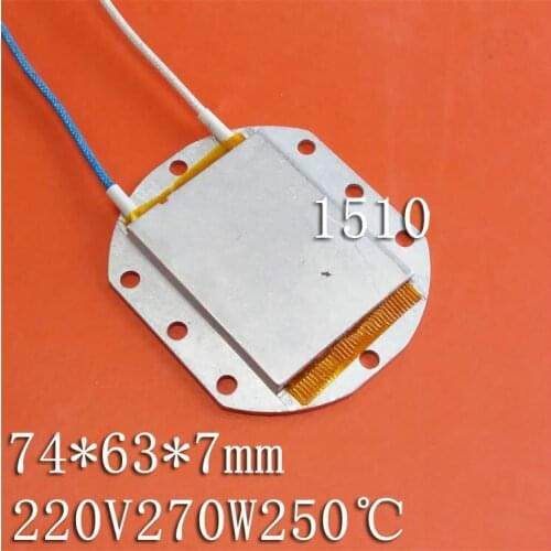 10 pcs High power large area with hole automatic constant temperature heating piece PTC heater 220V270W