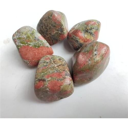Natural Unakite Stone Specimen Repair Rock Mineral Healing Stone Gift Jewelry Accessory Home decor Reiki Aquarium