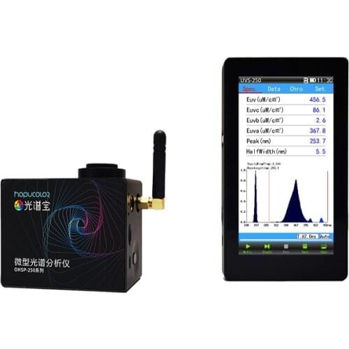 New product Wireless UV Spectrometer 200nm-450nm high precision for UV lamp test