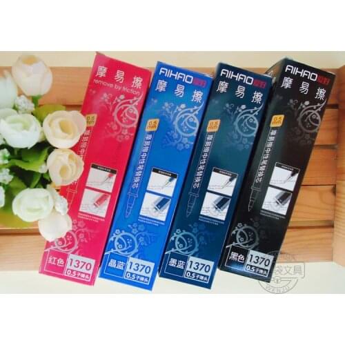 Promotional Popular 20pcs Aihao1370 0.5mm Magic Erasable Gel Ink Pen Refill Brand School&Office Supply Stationery