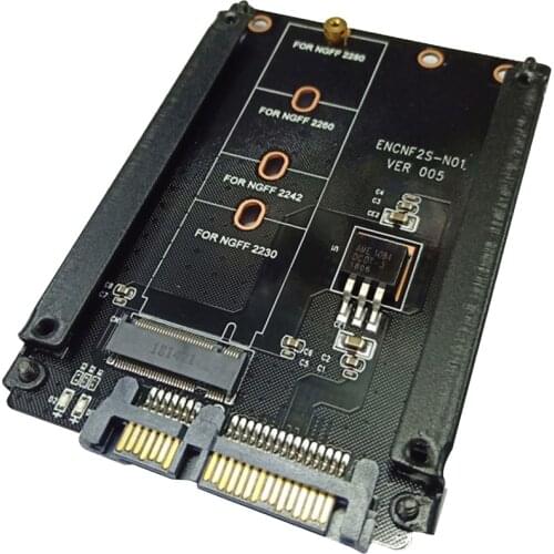 SSD NGFF Adapter NGFF To 2.5 SATA Converter M2 22 Pin Computer Card Module Board With Screws