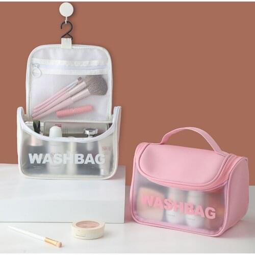 Bags for women makeup bag organizer professional makeup Portable travel Cosmetic bag Large capacity waterproof transparent bag
