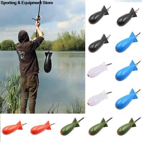 Nesting Device Carp Fishing Large Rockets Spod Bomb Pit Beater Spomb Fishing Tackle Rocket Feeder Float Fishing Tools