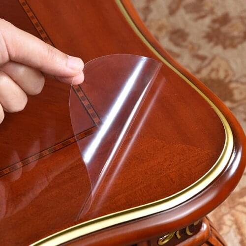 Sunice 4mil high glossy Self-adhesive Transparent Film Marble Wood Desktop Protective Film Tabletop Stickers for Furniture