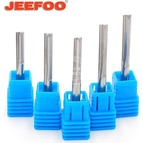 1/8mm 4mm Shank Tungsten Carbide 2 Flutes Straight Milling Cutter CNC Tools For MDF, Particleboard, Plywood, PVC, Acrylic
