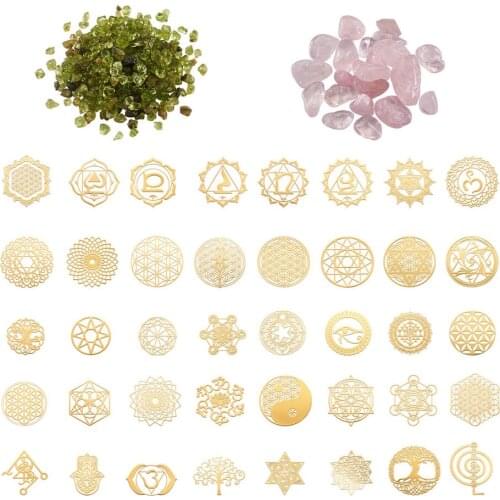 1Set Self Adhesive Brass Stickers Scrapbooking Stickers for Silicone Resin Molds Resin Crafts Jewelry Making Decoration Supplies