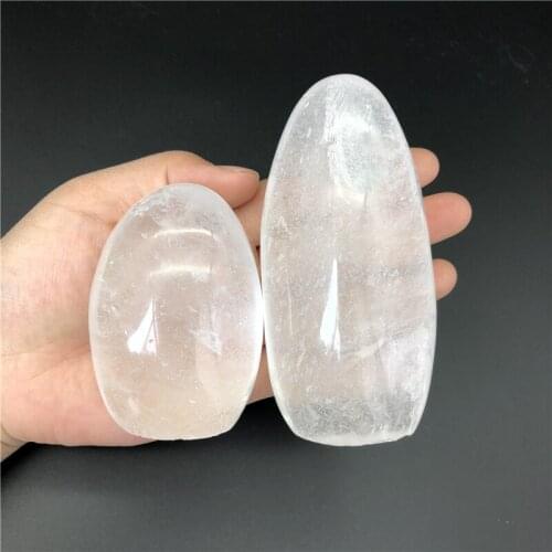 1pc Natural White Clear Quartz Crystal Freedom Healing Stones Display Mineral Specimen Decor Natural Quartz Crystals
