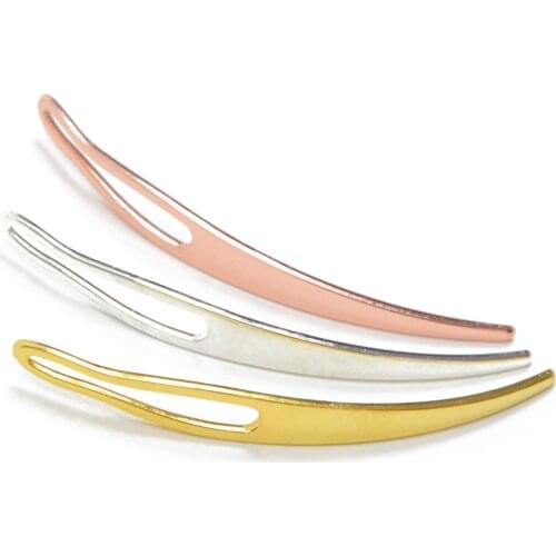 2 pcs Dreadlocks Interlocking Needles Crochet Wig Needle Curved Hair Needle for Making Wigs Hair Interlocking Tools