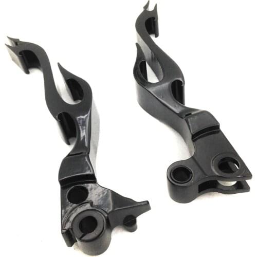 Aftermarket free shipping motorcycle accessorie Black Brake Clutch Flame Lever for harley davidson XL Sportster 883 1200 softail