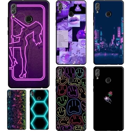 Neon Aesthetic Case For Huawei Honor 10i 10X 8 9 10 Lite 20 4C 6C 7A Pro 7X 8X 9X 6A 8A 9A 9S 7C Cover