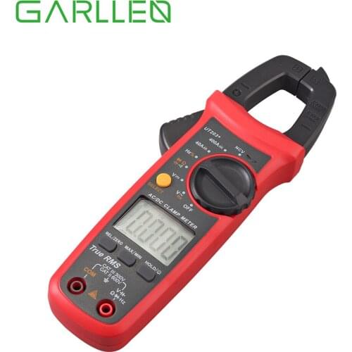 GARLLEN Digital Clamp Meter UT203+ 600A AC DC Voltmeter Current NCV Ohm Capacitance Hand-held Auto Range True RMS Clamp Meter
