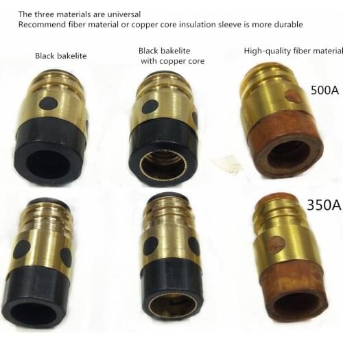 Co2 insulator Durable Panasonic mobile Accessories NBC-350A/500A MIG Welder Welding gun head accessories Brass bakelite