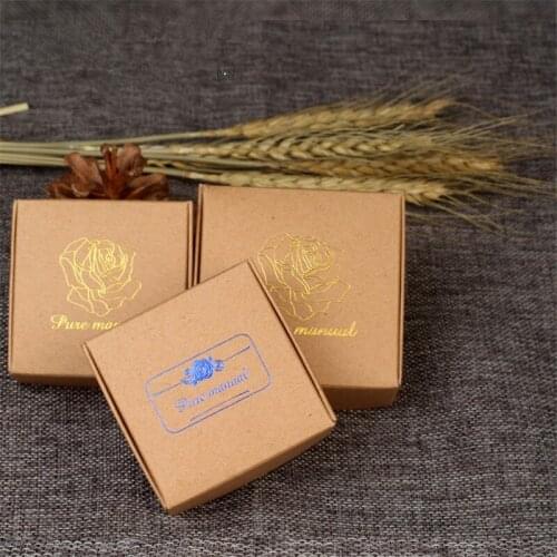 Colorful Flower Gift Paper Box Handmade Soap Wedding Favor Cookies Candy Packaging Boxes Free Shipping
