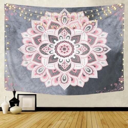 Stretchable Anti-allergy FashionableTapestry Polyester Moonlit Garden Tapestry for Home Decorative Wallhanging Tapestry