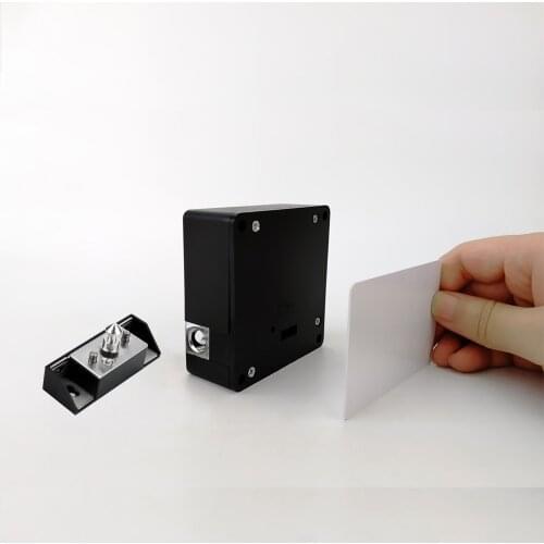 Electronic Invisible Hidden Card Cabinet Lock Private Locker Drawer M1 Card Lock Black
